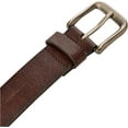 thumbnail image 2 of PERRY ELLIS Mens Brown Beveled-Edge Reversible Leather Casual Belt 42, 2 of 3