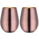 thumbnail image 1 of Father'S Day Gift Stainless Steel Stemless Wine Glass, Outdoor Portable Wine Glass For Pool - Rose Gold, 1 of 4