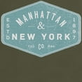 thumbnail image 3 of CafePress - Manhattan New York City Vintage Logo Light T Shirt - Men's Classic Graphic Cotton T-Shirt, 3 of 4