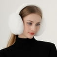 thumbnail image 6 of Yokua Furry Plush Ear Muffs for Adulut Women Men Unisex Ear Warmers Ear Protectors, 6 of 21