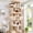 Beige, variant on Globlazer 84" Large Corner Cat Tree , Multi-Level Cat Tree Fan-Shaped Tower with 2 Condos, Sisal Scratching Posts & Hammock, Beige