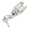 thumbnail image 4 of NUOLUX 1Set Iron Car Ignition Switch for Automotive with Vehicle Keys Silver 2.2x1.4x1.4in, 4 of 8
