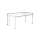 thumbnail image 4 of Escritorio Viena 180x60cm – Blanco con Patas Gris Oxford, 4 of 4