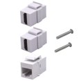 thumbnail image 4 of HUGFEGWE Plaque Murale 3 Ports, 2 Ports HDMI 4k + 1 Port CAT6 RJ45 Prise, Plaque Murale Module Clé HDMI & RJ45 Femelle à Femelle CJ25311-4521, 4 of 6