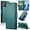 Green, variant on ETFAST Leather Phone Case Wallet With Card Holder Zipper For OPPO F21 Pro 4G High Quality Leather Phone Case