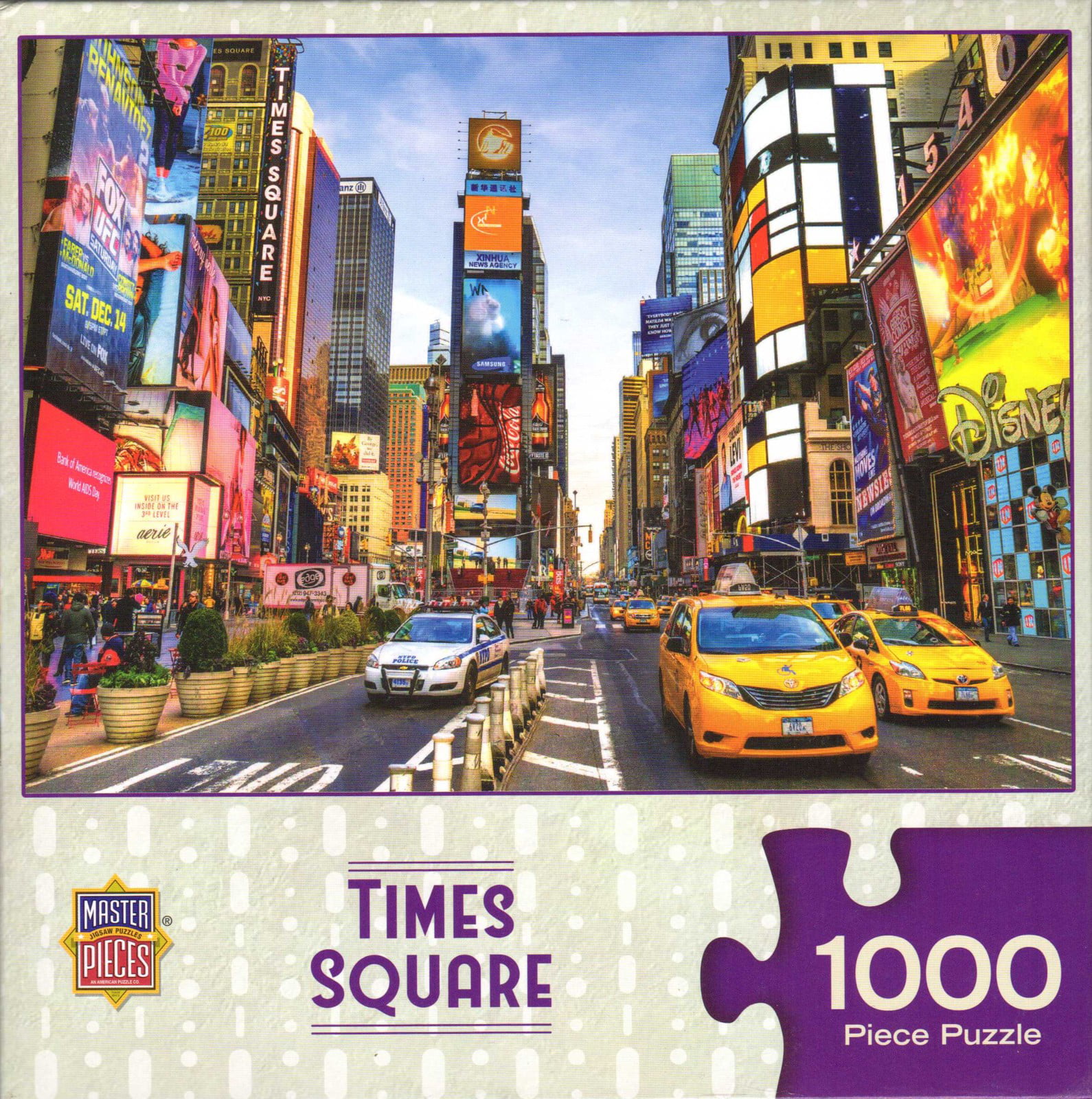 LPF Times Square at Night New York 500 Piece Colorluxe Jigsaw Puzzle