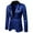 Blue, variant on Babysbule Mens Jackets Men's Autumn And Winter Fashion Personality Sequins Casual Suit Jacket