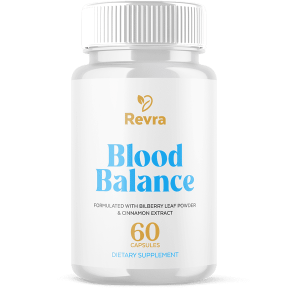 Revra Blood Balance Support Pills Advanced Formula Vitamin Supplement 60 Capsules