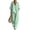71#Mint Green, variant on Linen Sets for Women Linen Cotton Two Piece Set - Casual Shirt and Wide Leg Pants Outfit Sky Blue 2XL