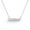 Silver, variant on Initials Nameplate Necklace, Silver