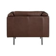 thumbnail image 5 of Lexicon Soren 18" Modern Plywood and Leather Chair in Brown Finish, 5 of 8