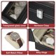 thumbnail image 3 of Caja de Almacenamiento para Relojes xcell de 12 Ranuras, Caja de Reloj para Hombres con Tapa de Vidrio, Caja de Reloj de Madera con Almohada para Reloj Removible, Negro/Beige, 3 of 7