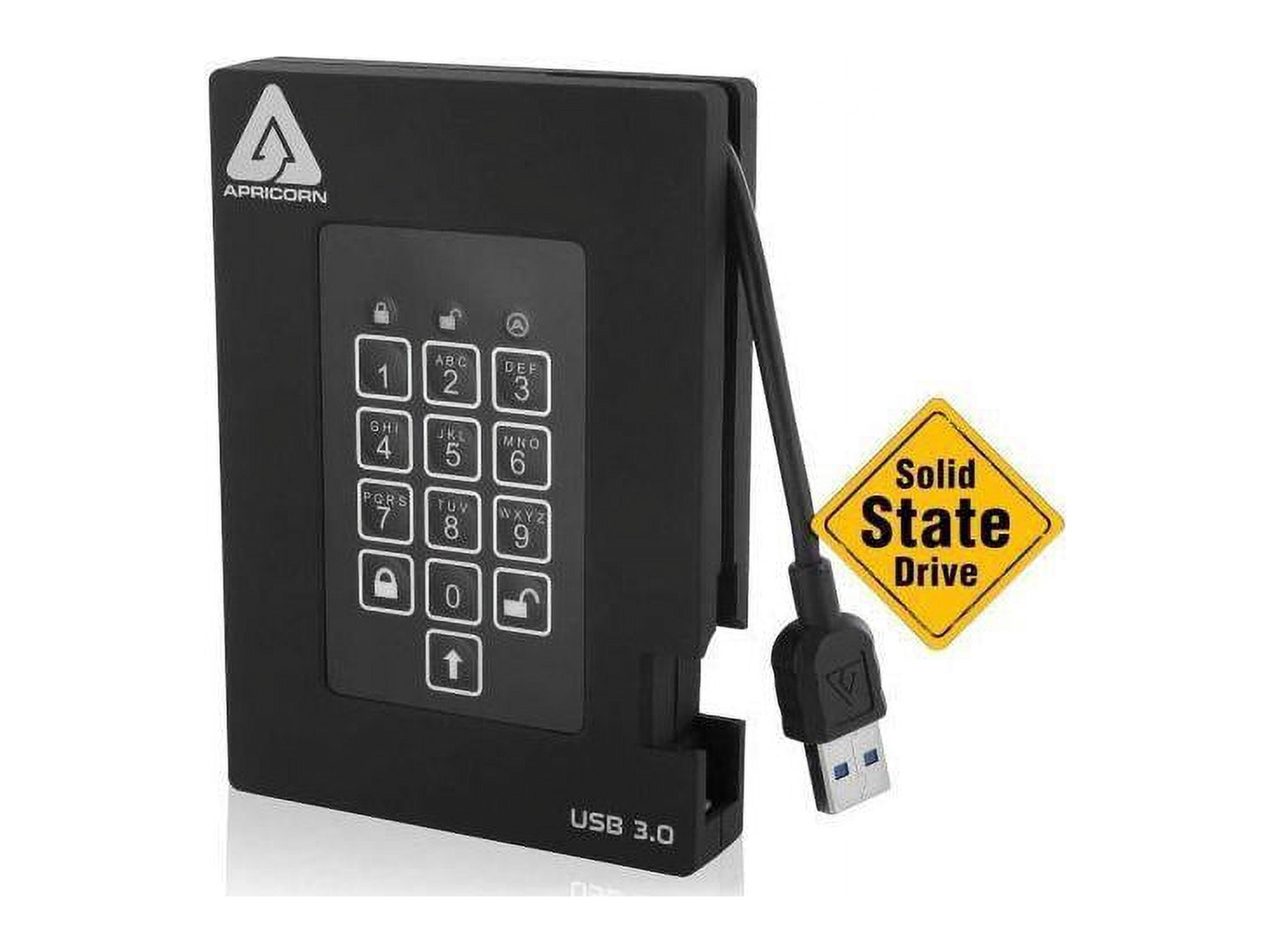 Apricorn Aegis Fortress A25-3PL256-S4000F 4TB External Solid State Drive