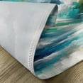 thumbnail image 4 of Ambesonne Turquoise Place Mats Set of 4, Contemporary Art Strokes, Standard Size, Seafoam Ivory Multicolor, 4 of 5