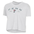 thumbnail image 2 of Women's Alternative Apparel  White Pennsylvania Quakers Retro Jersey Headliner Cropped T-Shirt, 2 of 3