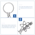 thumbnail image 4 of 12 Pcs Key Ring Locket Chemistry Keychain Teacher Must Haves Science Pendant Fob, 4 of 6