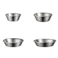 thumbnail image 1 of Shisuyan Sauce Dishes Silver 4Pcs 4.5X4.5X1In, 1 of 8
