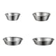 thumbnail image 1 of 4 PCS Platos de salsa de acero inoxidable Práctica platillo de platos durables., 1 of 5