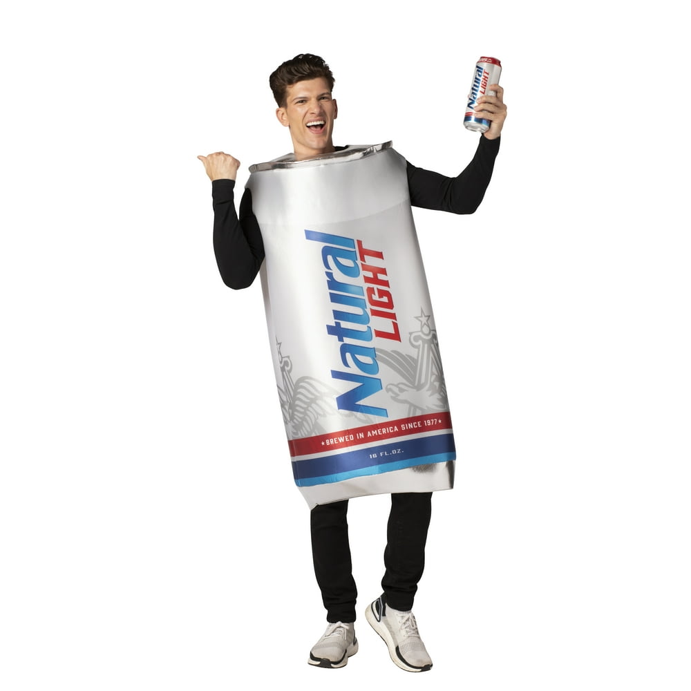 Natural Light Beer Can Halloween Costume, Adult, One Size Fits Most