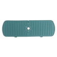 thumbnail image 1 of Extra-Long Silicone Faucet Water Catcher Mat - 45cm Kitchen Sink Drip Tray with Drain Grooves, 1 of 8