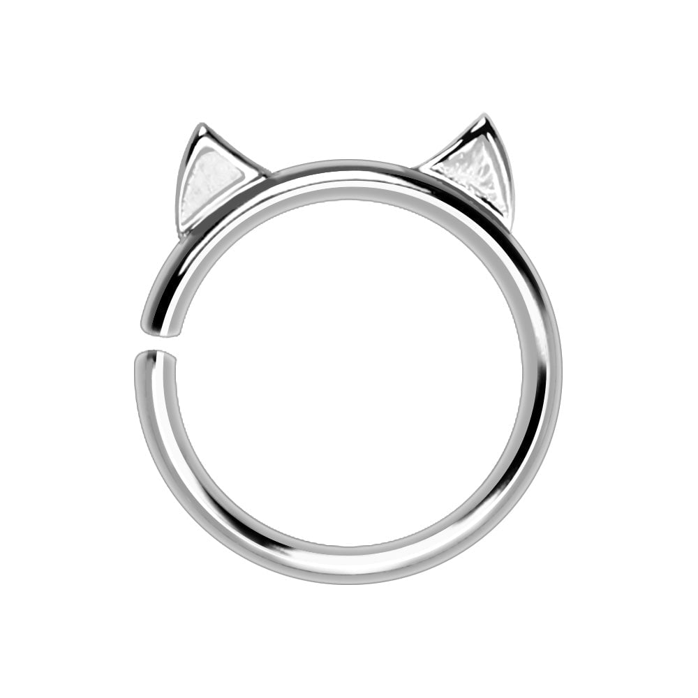 Annealed Stainless Steel Cat Cartilage Earring