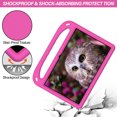 thumbnail image 2 of Allytech Lenovo Tab P11(TB-J606F/TB-J606X) 11 Inch Case,Soft EVA Rubber Children Proof Handle Kickstand Heavy Duty Protection Shockproof Case Cover for Lenovo Tab P11(TB-J606F/TB-J606X),Rose, 2 of 6