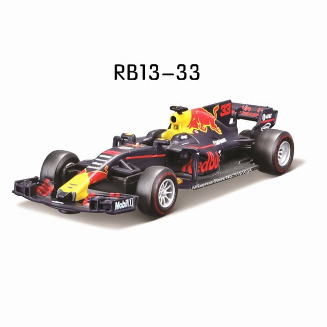 Bburago-modelo de coche de aleación F1, coche de juguete de simulación de fundición a presión, colección de regalo, 1:43, mercedes-benz AMG W10 44 77 Fivean unisex