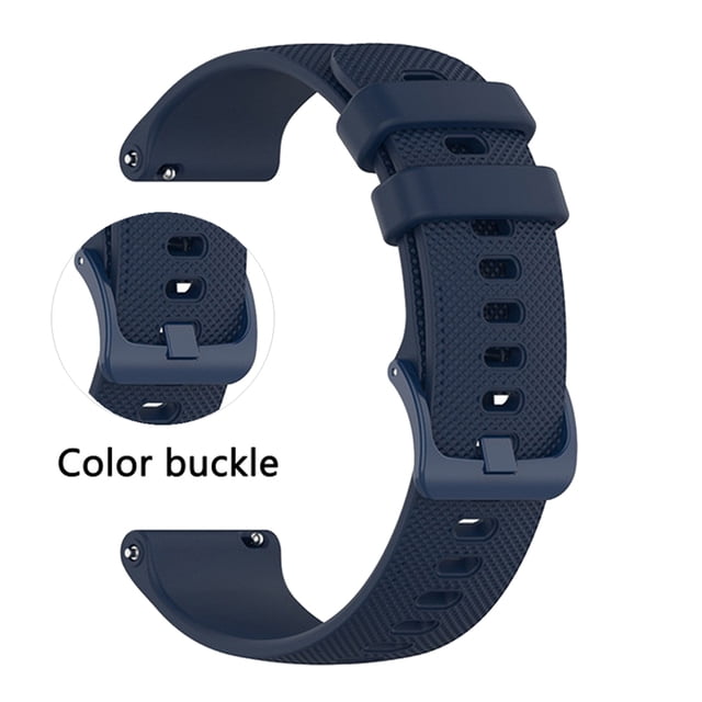 20mm Girl Soft Silicone Strap Band For Huawei Watch GT3 GT 3 Pro 43mm GT2 42mm Smart Watch Wristband Replacement Wrist Strap Midnight blue 2 Huawei GT3 42mm