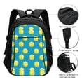 thumbnail image 3 of Balery Ball Tennis Mochila con carga USB para hombre y mujer - Mochila impermeable y antirrobo para laptop con puerto USB para viajes, trabajo, 3 of 7