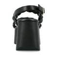thumbnail image 3 of Journee Womens Zannah Buckle Platform Sandals, 3 of 9