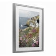 thumbnail image 2 of Stupell Industries Rustic Lodge Pink Meadow Overlooking Sailboats Gray Framed Print Under Glass, 17 x 21, by Riley B, 2 of 8