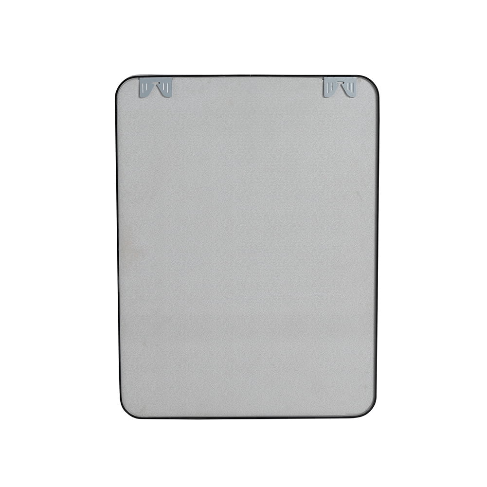 Kepooman 24" Rectangle Wall Mirror with Metal Frame, Modern Decor for Entryways, Washrooms, Living Rooms Inch, Black