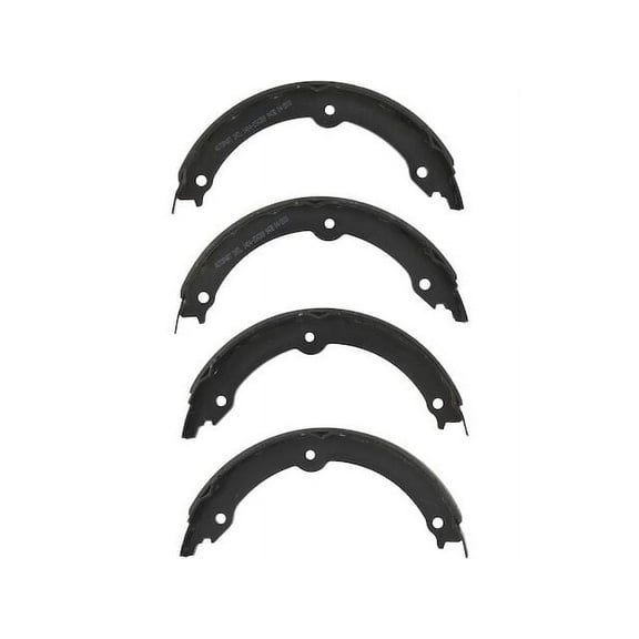Rear Brake Shoe Set - Compatible with 2007 - 2021 Toyota Tundra 2008 2009 2010 2011 2012 2013 2014 2015 2016 2017 2018 2019 2020