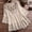 Beige3#, variant on GaThRRgYP Womens Plus Size Women Vintage Lace Patchwork Bow V-Neck Three Quarter Blouses Top T-Shirt