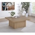 thumbnail image 2 of Coaster Devar Square Engineered Wood Cocktail Coffee Table in Latte, 2 of 8