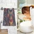 thumbnail image 7 of Yayeee 100% Cotton Hand Towels for Bathroom 16" x 28" Soft Absorbent Kitchen Towel, Brown Abstract Eagle, 7 of 7