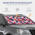 thumbnail image 4 of Saiise American Stars2 for Foldable Car Sun Shades (2-Pack) Offer Sun Protection with an Easy-fold Design for Convenient Windshield Shading-Medium, 4 of 6