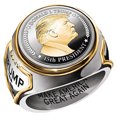 thumbnail image 3 of Anillo Conmemorativo Del Presidente Estadounidense Trump Make America Great Again para Hombres Y Mujeres (7), 3 of 6