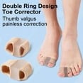 thumbnail image 4 of Toe Straightener Anti-Slip Double Ring Toe Separator for Overlapping Toes & Hallux Valgus Relieve Foot Pain Orthopedic Bunion Corrector for All-Day Comfort, 4 of 8