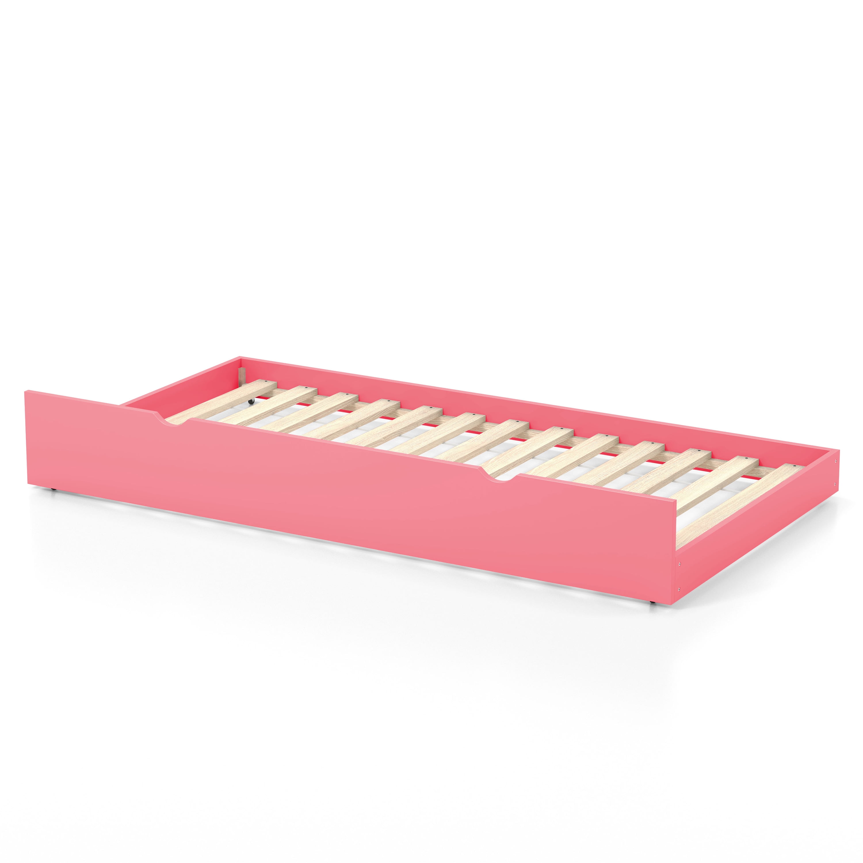 Furniture of America Cindy Lou Wood Pink Twin Kids Trundle