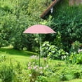 thumbnail image 6 of figatia Plant Umbrella Garden Umbrella Lightweight 20 inch Versatile Shade Cloth for Outdoor Plants for Patio Backyard Flower Outside Pink, 6 of 8