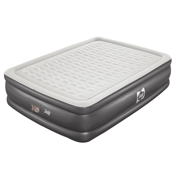 Sealy Tritech 20" Air Mattress Inflatable Bed Queen with Built-In AC Pump