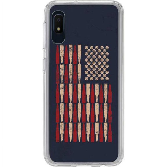 Skinit Military Blue Bullet American Flag Galaxy A10e Clear Case