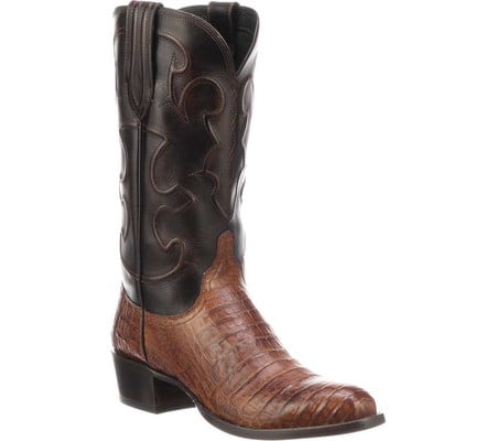 rounded cowboy boots