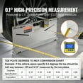 thumbnail image 3 of VEVOR Wheel Alignment Tool, 2-Pack Toe Plates, Camber/Caster/Toe Gauge 0.1° Accuracy, Stainless Steel Tool Plate, Magnetic Slots and 6 Alignment Rods, Includes 2 Measuring Tapes & Conversion Chart, 3 of 9