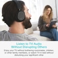 thumbnail image 3 of MEE audio Cinema 3D ANC Wireless TV Headphones with Bluetooth Audio Transmitter for All TVs (T1CMA3D), 3 of 15