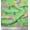 Mint Green, variant on Soimoi Green polyester Crepe Fabric House,Animals & Tree Christmas Printed Fabric 1 Yard 42 Inch Wide