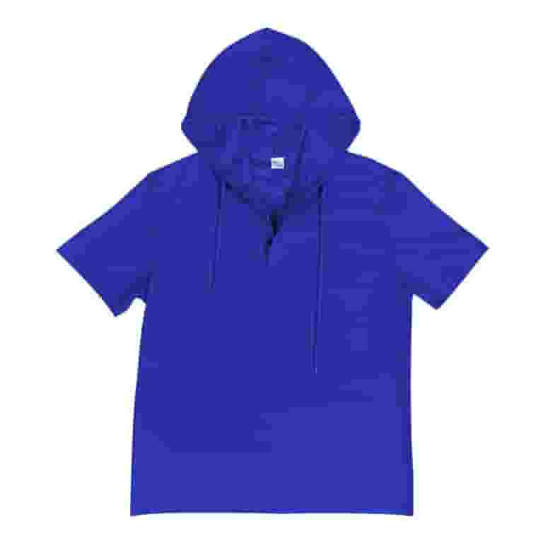 Xysaqa Men's Short Sleeve Hoodie Muscle Fitted Workout Gym Xysaqa Men's Short Sleeve Hoodie Muscle Fitted Workout Gym