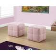 thumbnail image 2 of Ens. poufs en similicuir Monarch Specialties, 2 of 2