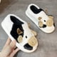 thumbnail image 1 of Pantufla Zapatillas unisex de vaca de dibujos animados, zapatillas térmicas planas antideslizantes, zapatillas de interior para el hogar Wdftyju Tenis De Mujer Tenis De Hombre, 1 of 6